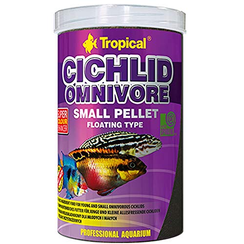 Tropical TR-60954 Cichlid Omnivore Small Pellet - 250 ml von Tropical
