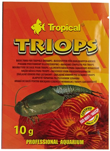 Tropical Triops Futter für Urzeitkrebse, 10er Pack (10 x 10 g) von Tropical