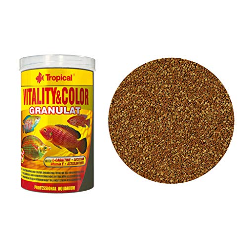 Tropical Vitality Color Granulat - proteinreiches, vitalisierendes Granulatfutter, 1er Pack (1 x 100 ml) von Tropical