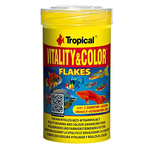 Tropical Vitality&Color Flockenfutter, 1er Pack (1 x 100 ml) von Tropical