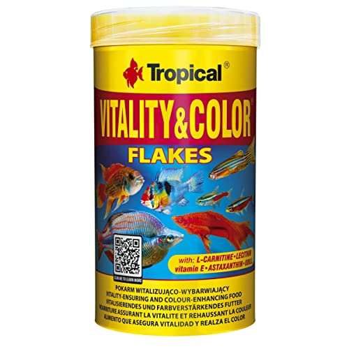 Tropical Vitality&Color Flockenfutter, 1er Pack (1 x 100 ml) von Tropical