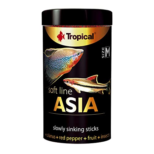 Tropical Weiches Fischfutter für asiatische Fische, Soft Line Asien Größe M, 100 ml von Tropical