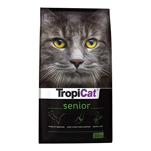 Premiumfutter für reife Katzen mit Huhn TROPICAT Senior 10kg von Tropicat