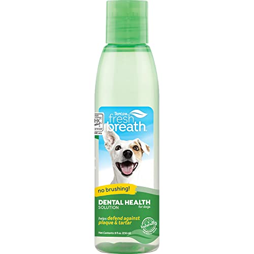TropiClean Fresh Breath Mundpflege-Wasserzusatz für Haustiere, 8 oz von Tropiclean