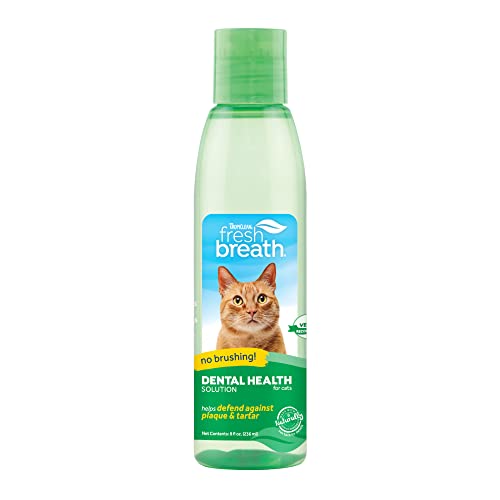 TropiClean Fresh Breath Mundpflege-Wasserzusatz für Katzen, 8 oz von Tropiclean