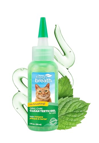 TropiClean Fresh Breath Oral Care Gel for Cat - Mh.-Gel für Katzen 59 ml von Tropiclean