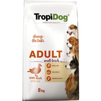 Tropidog Premium Adult Small Ente & Reis - 2 x 8 kg von Tropidog