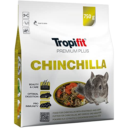 Chinchilla Premium Plus 750g Chinchillafutter mit Gemüse und Kräutern von Tropifit