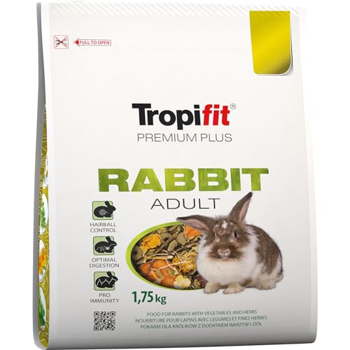 Rabbit Adult TROPIFIT Premium Plus - Kaninchenfutter für Erwachsene 1,75kg von Tropifit