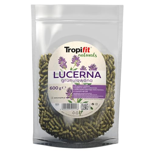 Tropifit Naturals Wiesenheu-Pellets für Kaninchen und Nagetiere | Natürliche Verdauungshilfe | Staubfreie Heu-Alternative 600g von Tropifit
