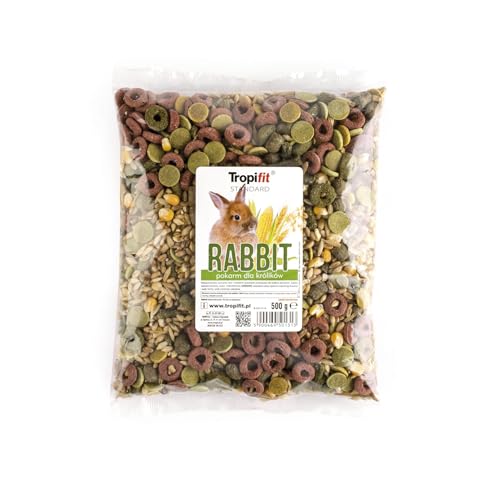 TROPIFIT Standard Rabbit - Vollwertiges Futter für Hauskaninchen 500g von Tropifit