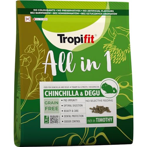 Tropifit All in 1 Chinchila & Degu - Chinchilla & Stiefmütter 1,75kg von Tropifit