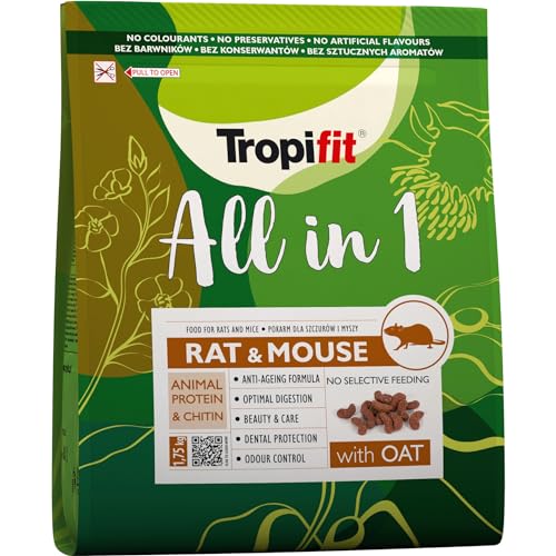 Tropifit All in 1 Rat & Mouse - Ratten- und Mausfutter 1,75kg von Tropifit