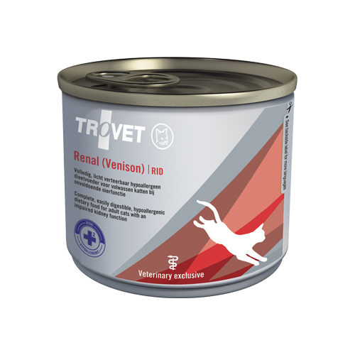 TROVET Renal RID (Venison) Katze - 12 x 200 g Dosen von Trovet