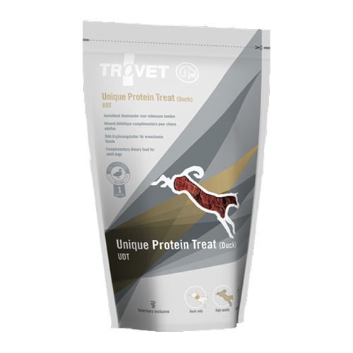 TROVET Unique Protein Treats UDT Hund - Ente - 8 x 125 g von Trovet