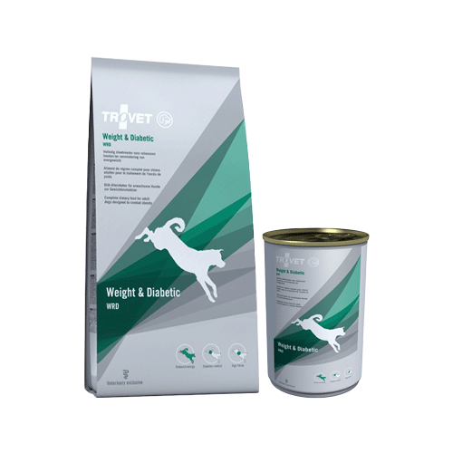 TROVET Weight & Diabetic WRD Hundefutter - Dosen - 6 x 400 g von Trovet