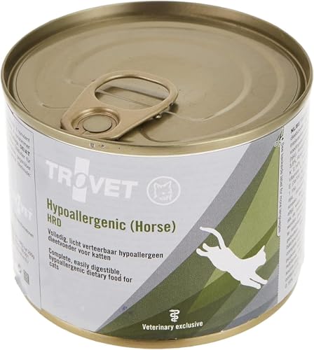 Trovet Hypoallergenic Pferd & Reis HRD | 12 x 200 g | Diät-Alleinfuttermittel für Katzen mit Futtermittelunverträglichkeiten | Kann hilfreich dabei Sein Juckreiz zu reduzieren von Trovet