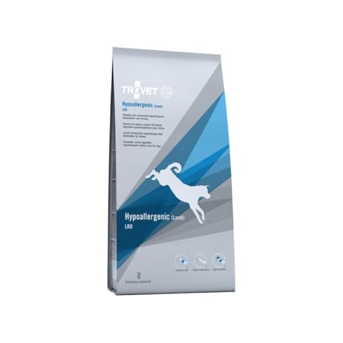 Trovet Hypoallergenic (Lamm-Reis) LRD | 3 kg | Diätalleinfutter für Hunde mit Futtermittelunverträglichkeiten und Intoleranzen | Nur eine Protein- und eine Kohlenhydratquelle von Trovet