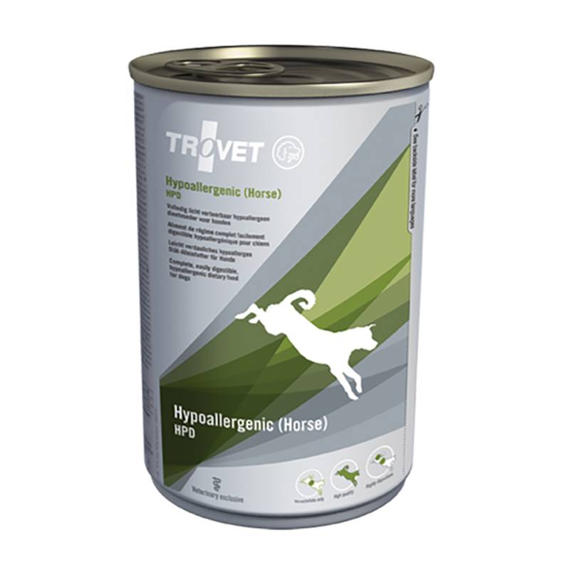 Trovet Hypoallergenic Pferd Nassfutter HPD - 12 x 400 g von Trovet