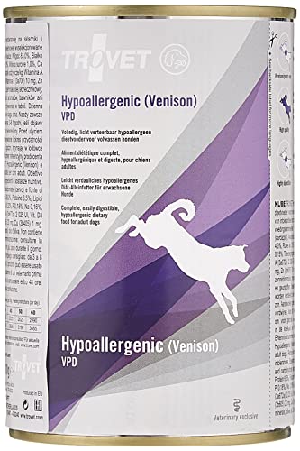 Trovet Hypoallergenic VPD (Venison) Hund - 12 x 400 g Dosen von Trovet