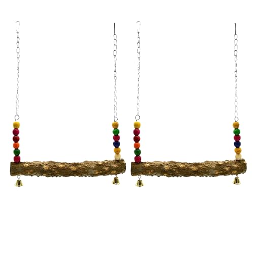 Chicken Swing 2pcs 12x18 Zoll hölzerne Hühnchen -Barsch mit robuster Metallketten -Coop -Spielzeug für Hens Rooster Geflügelkoop -Accessoires Barch Chicken Swing 2pcs 12x18 Zoll hölzerne Hühnchen -Barsch mit robuster Metallketten -Coop -Spielzeug für Hens Rooster Geflügelkoop -Accessoires Barch von Trrymbbe