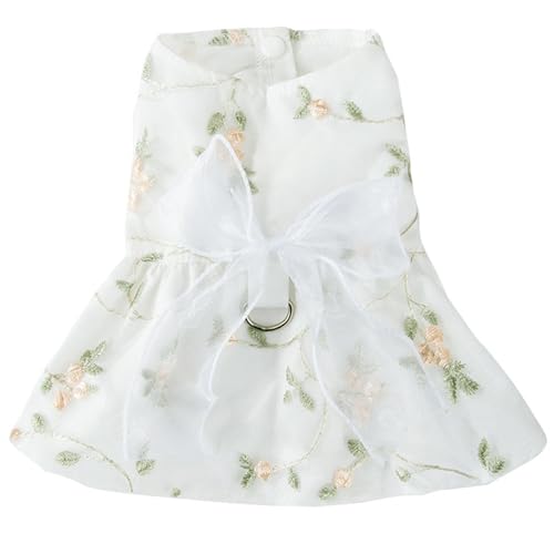 Hundrock, bestickte Bowknot -Hund -Prinzessinkleid, atmungsaktive dünne Haustierkleidung für Hochzeits Geburtstagsfeier Hundrock, bestickte Bowknot -Hund -Prinzessinkleid, atmungsaktive dünne Haustierkleidung für Hochzeits Geburtstagsfeier von Trrymbbe