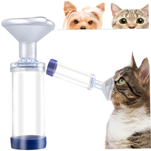 Katzeninhalator, tragbarer Hundeinhalator mit Gesichtsmaske für Kätzchen, Welpe, zum Atmen und zur Lieferung von Medikamentenhund Katzeninhalator, tragbarer Hundeinhalator mit Gesichtsmaske für Kätzchen, Welpe, zum Atmen und zur Lieferung von Medikamentenhund von Trrymbbe