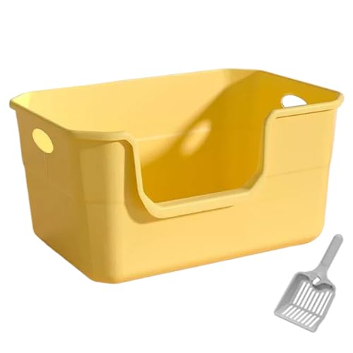 Katzenrückschachtel, obere obere hochseitige Katzentoilette, 19, 7x13, 8x8, 7 Zoll groß mit Schaufel und Griff, leicht zu reinigende Katzenboxen für Innenkatzen groß Katzenrückschachtel, obere obere hochseitige Katzentoilette, 19, 7x13, 8x8, 7 Zoll groß mit Schaufel und Griff, leicht zu reinigende Katzenboxen für Innenkatzen groß von Trrymbbe