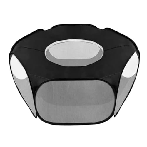 Kleintier -Spielstall Faltbare Hund Cage Zelt Katze Übung Stift Zwinger mit Cover Blackportable Welpenspielzelt Kleintier -Spielstall Faltbare Hund Cage Zelt Katze Übung Stift Zwinger mit Cover Blackportable Welpenspielzelt von Trrymbbe