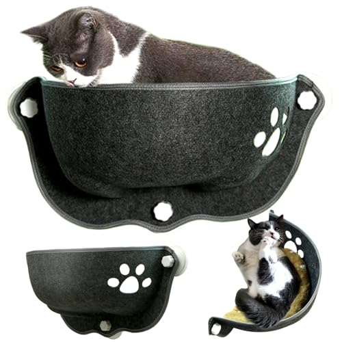 Saugbecher Katzenbett Fenster 20 x 11 x 11 Halbmond-Katze Fenster Hängematte Starkes Saugbett Waschmaschinen-Auto Hängematte weich Saugbecher Katzenbett Fenster 20 x 11 x 11 Halbmond-Katze Fenster Hängematte Starkes Saugbett Waschmaschinen-Auto Hängematte weich von Trrymbbe