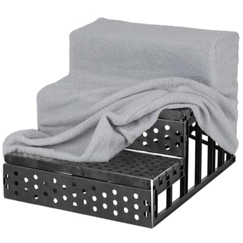 Trrymbbe Haustierrampe, 3 Schritt Nicht-Schlupf-Hundetreppe mit abnehmbar Trrymbbe Haustierrampe, 3 Schritt Nicht-Schlupf-Hundetreppe mit abnehmbar von Trrymbbe