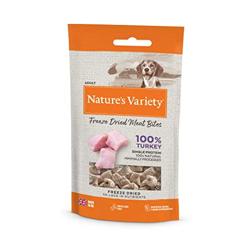 True-Instinct Truthahn-Fleischbisse für Hunde, 12 x 20 g von Natures Menu