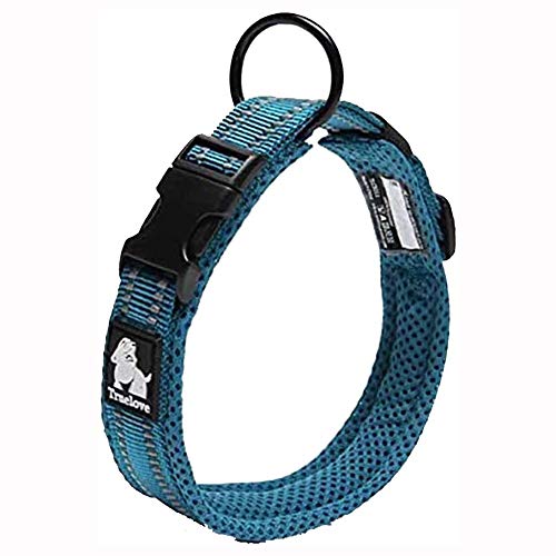 True Love Hundetrainingshalsband TLC5011 Reflektierende Hundehalsbänder (XS, Blau) von Truelove