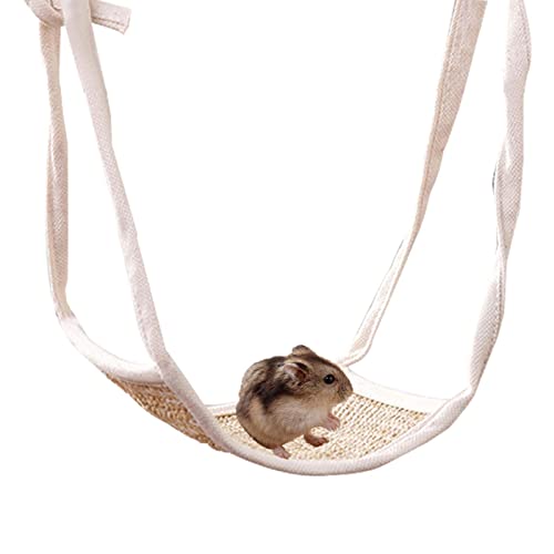 Truejoy Hamster-Hängematte für Käfig, kleines Haustier-Hängebett für Nest, weich und atmungsaktiv, Kleintierkäfigzubehör, Hamster, Zucker, Chinchilla und Frettchen, Hängematte, um die Kühle zu von Truejoy