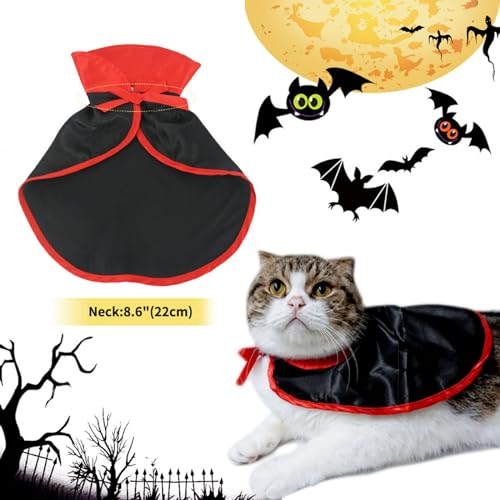 Trufolxiaz Katzenhund Lustiger Vampire Cosplay Kostüm Design Weich Bequemes Cloak Kostümzubehör Dress Up Accessoires Hundefoto Requisiten Trufolxiaz Katzenhund Lustiger Vampire Cosplay Kostüm Design Weich Bequemes Cloak Kostümzubehör Dress Up Accessoires Hundefoto Requisiten von Trufolxiaz