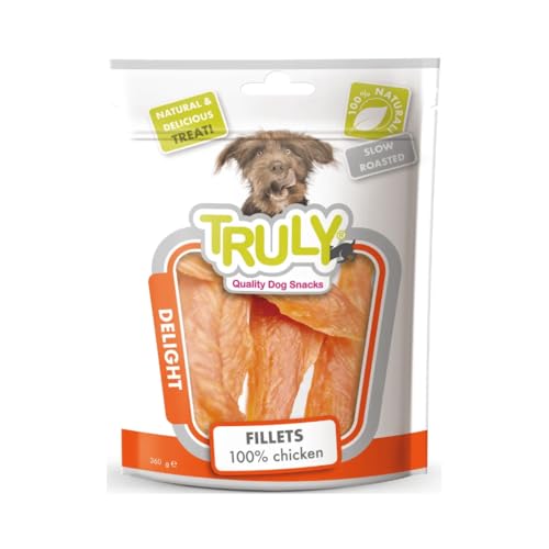 Truly Hunde Snacks, Chickenfilet, 1er Pack (1 x 360 g) von Truly