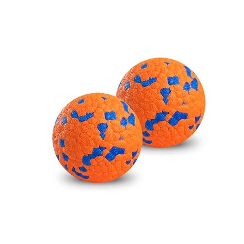 Trustic Schaumstoff-Apportier-Hundebälle, 7,6 cm, für große und mittelgroße Rassen, langlebiges Spielzeug zum Kauen, Orange, 2 Stück Trustic Schaumstoff-Apportier-Hundebälle, 7,6 cm, für große und mittelgroße Rassen, langlebiges Spielzeug zum Kauen, Orange, 2 Stück von Trustic