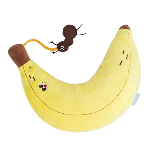 Trveqhk Hundespielzeug aus Plüsch, gefülltes Katzen-Bananen-Baumspielzeug – lustige Kaupuppen, weicher Hunde-Plüsch zum Entspannen, Spielen, Unterhaltung, Beißen Trveqhk Hundespielzeug aus Plüsch, gefülltes Katzen-Bananen-Baumspielzeug – lustige Kaupuppen, weicher Hunde-Plüsch zum Entspannen, Spielen, Unterhaltung, Beißen von Trveqhk