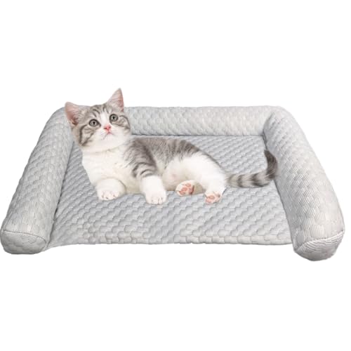 Trveqhk Kühlendes Hundebett, kühlende Haustiermatte, tragbares Schlaf-Eiskissen für Hundehütten, Kisten, Katzen, Camping, Hunde, Reisen, Zuhause, bequem, drinnen und draußen Trveqhk Kühlendes Hundebett, kühlende Haustiermatte, tragbares Schlaf-Eiskissen für Hundehütten, Kisten, Katzen, Camping, Hunde, Reisen, Zuhause, bequem, drinnen und draußen von Trveqhk