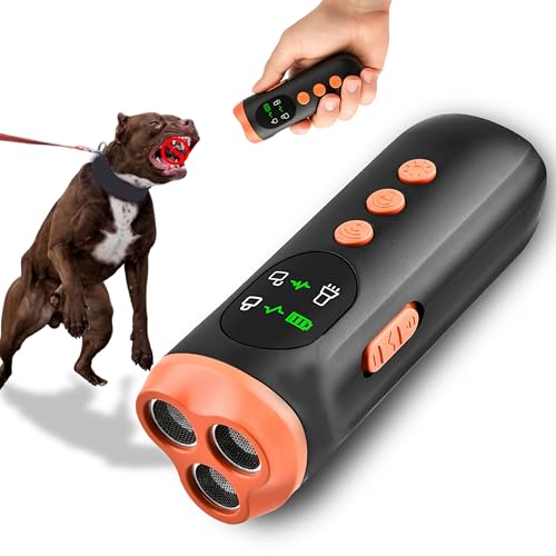 Tsarasi Stoppen Sie Hundebellen mit 3X Ultraschall-Abschreckung, sicher, humanes, wiederaufladbares Bell-Kontrollgerät für Innen- und Außenbereich, Verhaltenskorrektur, kompakt und einfach zu bedienen Tsarasi Stoppen Sie Hundebellen mit 3X Ultraschall-Abschreckung, sicher, humanes, wiederaufladbares Bell-Kontrollgerät für Innen- und Außenbereich, Verhaltenskorrektur, kompakt und einfach zu bedienen von Tsarasi