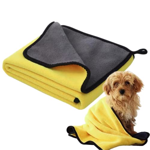 Tsathoggua Hundehandtuch Extra Saugfähig, Microfaser Handtücher für Hunde Katzen, Hundehandtücher für kleine mittlere große Hunde, Schnell Trocknend, Maschinenwaschbar, 100x50cm Tsathoggua Hundehandtuch Extra Saugfähig, Microfaser Handtücher für Hunde Katzen, Hundehandtücher für kleine mittlere große Hunde, Schnell Trocknend, Maschinenwaschbar, 100x50cm von Tsathoggua