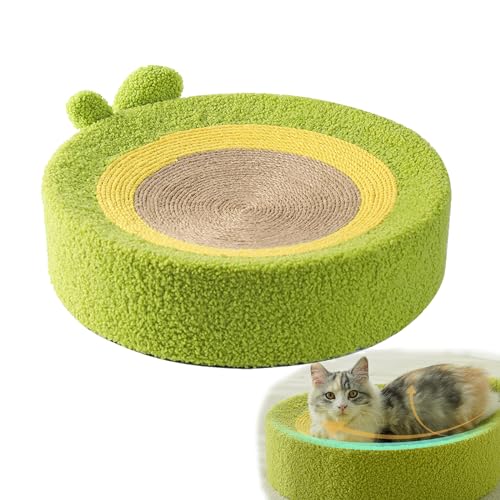 Sisal-Katzenkratzbett, Kratzbrett-Kratzkissennest, Runde Katzenkratzbett-Lounge Mit Konkav Geschwungenem Design, Lernen Sie Die Natur des Knirschens Und Kratzens Der Katze Kennen Sisal-Katzenkratzbett, Kratzbrett-Kratzkissennest, Runde Katzenkratzbett-Lounge Mit Konkav Geschwungenem Design, Lernen Sie Die Natur des Knirschens Und Kratzens Der Katze Kennen von TsoLay