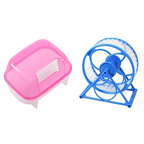 TsoLay 2 Stück Zubehör: 1 Stück rosa weiß kleiner Badesandkäfig Haustier Badezimmer 10 x 7 x 7 cm & Haustier Joggen Maus Mäuse kleines Übungsspielzeug Spinner Sportrad TsoLay 2 Stück Zubehör: 1 Stück rosa weiß kleiner Badesandkäfig Haustier Badezimmer 10 x 7 x 7 cm & Haustier Joggen Maus Mäuse kleines Übungsspielzeug Spinner Sportrad von TsoLay