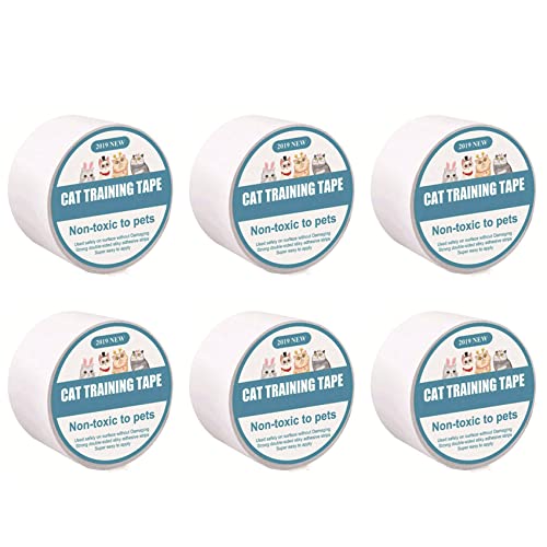 TsoLay 6Stück 5Mx6.35cm Möbelschutz Cat Scratch Protector Anti-Scratch-Klebebandrolle Cat Scratch Prevention Klarer Aufkleber TsoLay 6Stück 5Mx6.35cm Möbelschutz Cat Scratch Protector Anti-Scratch-Klebebandrolle Cat Scratch Prevention Klarer Aufkleber von TsoLay