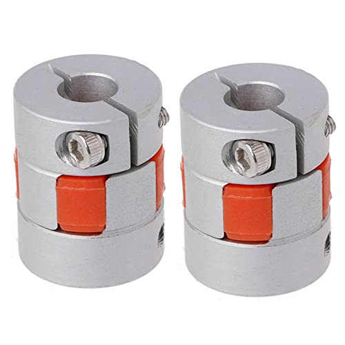 TsoLay CNC-Schrittmotor-Kupplung, flexibel, Pflaumenbacken, 5 x 8 x 25 mm, 2 Stück von TsoLay