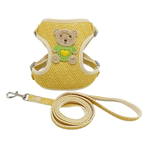 Geschirr und Leine für kleine Hunde - Ausbruchsicheres Kätzchen-Geschirr und Leine-Set zu Gehen,Haustierzubehör Welpenweste zum Laufen, leicht zu kontrollierendes, weiches, atmungsaktives Tsuchiya Geschirr und Leine für kleine Hunde - Ausbruchsicheres Kätzchen-Geschirr und Leine-Set zu Gehen,Haustierzubehör Welpenweste zum Laufen, leicht zu kontrollierendes, weiches, atmungsaktives Tsuchiya von Tsuchiya