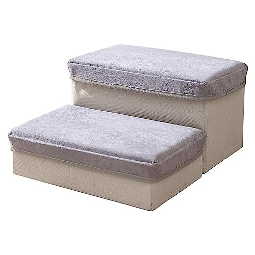 Home Faltbare Haustiertreppe,Tragbare Haustiermöbel für Zuhause, Hunde, Leiter, Möbel, Rampe, Treppen - Sofa Stuhl Treppe Haustiere Oben Unten Unten Katzenleiter Für Haustierzimmer Wohnzimmer Tsuchiya von Tsuchiya