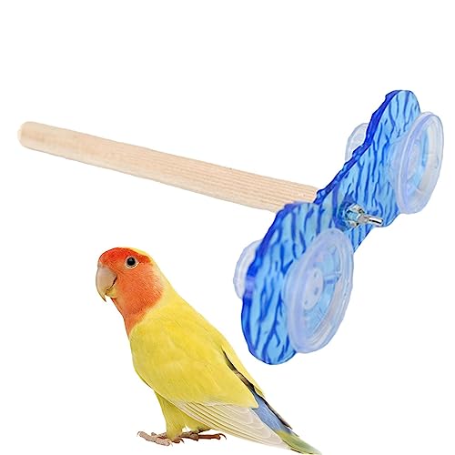 Sitzstangenständer für Papageientraining | Vogelsitz-Trainingskäfig, Vogelständer,Tragbare, wiederverwendbare Baumsitzstangen aus Holz zum Spielen und Reisen mit Vögeln, Vogelreisesitzstangen Tsuchiya von Tsuchiya