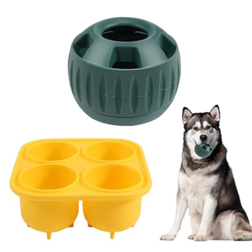 Befüllbares für Woof, befüllbares Hundekauspielzeug, gefrorener Hundeleckerli-Halter mit Tablett, wiederverwendbares Leckerli-Tablett, Busy Buddy für Langeweile, von Tsudoku