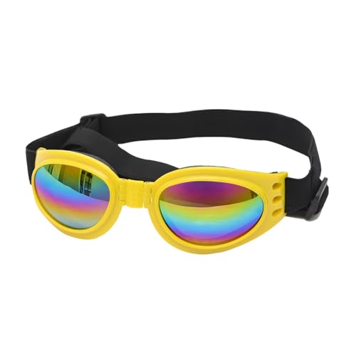 Winddichte Hundesonnenbrille, Hundebrille, Mit Bequemem Rahmen Und Verstellbaren Schultergurten, Geeignet Für Outdoor-Ausritte, Foto-Requisiten von TuTaTiMANG